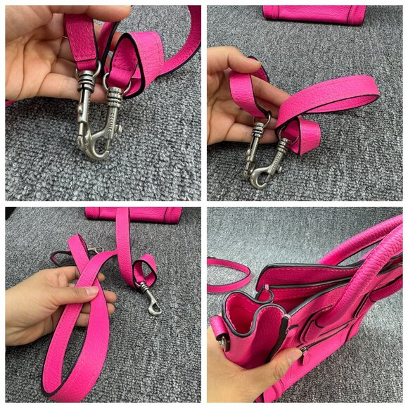 CELINE Luggage Leather Handbag 815-041025 - Picture 13 of 15